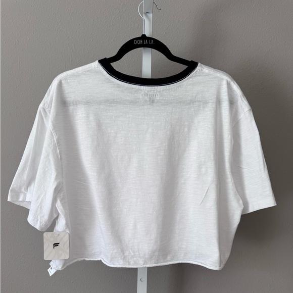 FABLETICS Women's Cotton Slub Cropped Top Size M - Picture 3 of 6